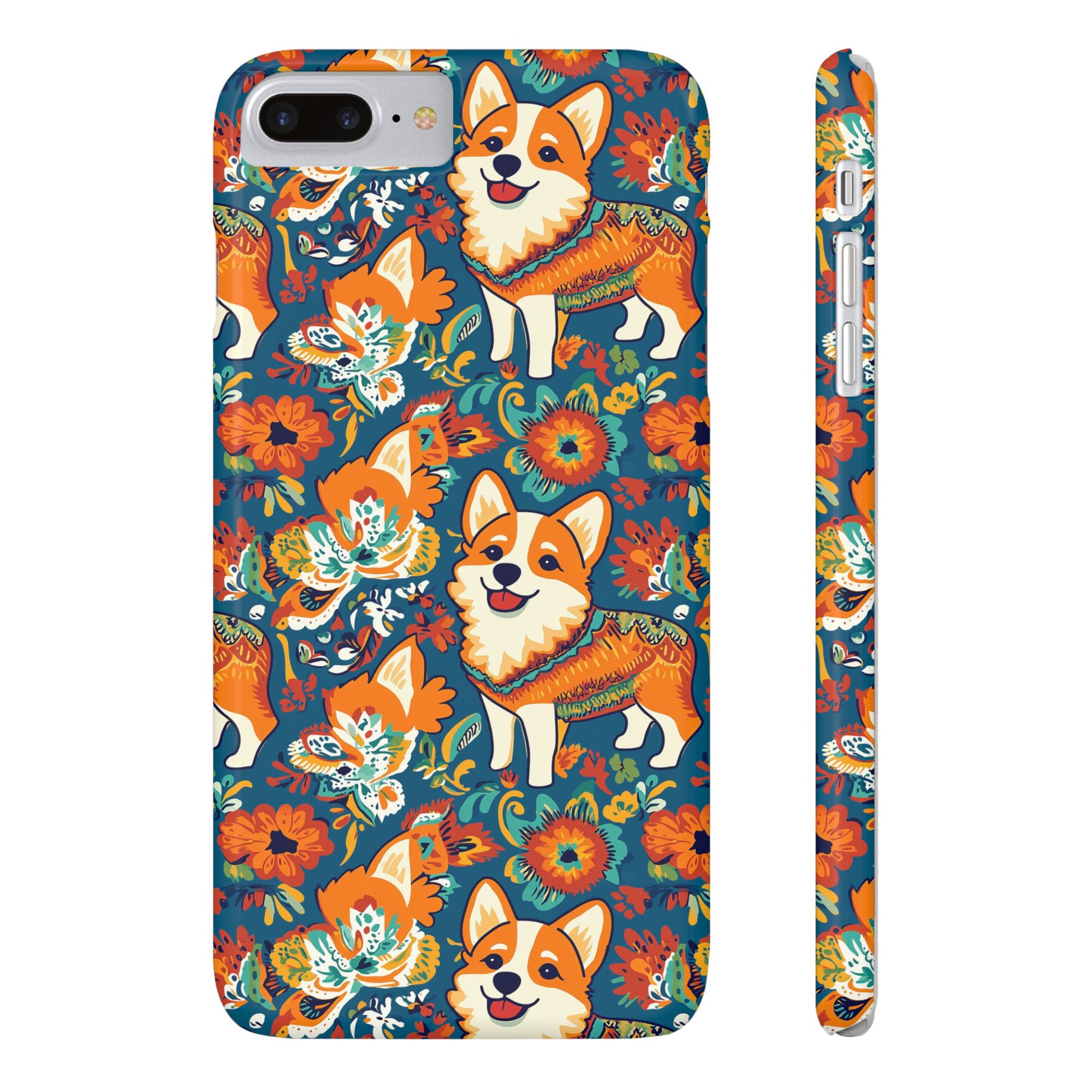 Corgi Carnival Couture Slim Phone Cases