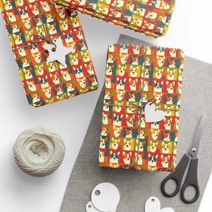 Corgi Chic Popart Pup Wrapping Paper