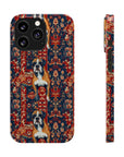 Boxer Blossom Tapestry Delight Slim Phone Cases