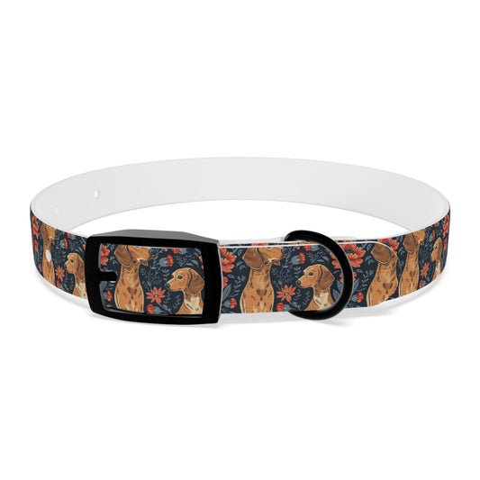 Floral Pawsome Dachsund Delight Dog Collar