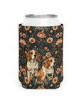 Beagle Blossom Bonanza Can Cooler Sleeve