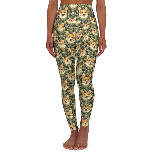 Corgi Charmz High Waisted Yoga Leggings