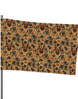 Autumnal German Shepherd Glamour Flag