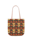 Golden Pawsatronic Tapestry Canvas Tote Bag