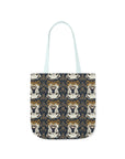 Wildwood Wanderlust Bulldog Canvas Tote Bag