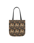 Beagle Blossom Bonanza Canvas Tote Bag