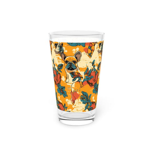 Frenchie Glow-Up Galore Pint Glass