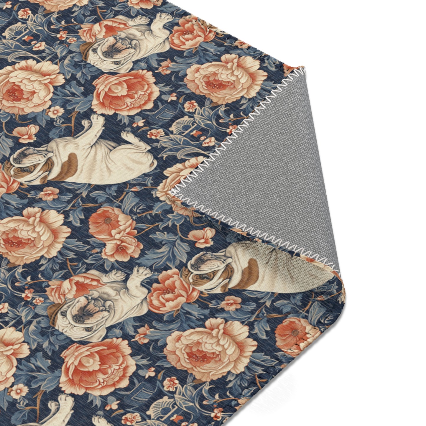 Bulldog Elegance Heritage Rug- William Morris Inspired Area Rug