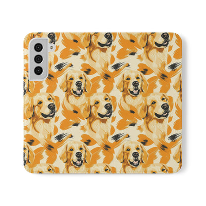 Golden Glitz 'n Glamour Woofwear Flip Cases