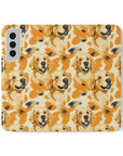 Golden Glitz 'n Glamour Woofwear Flip Cases