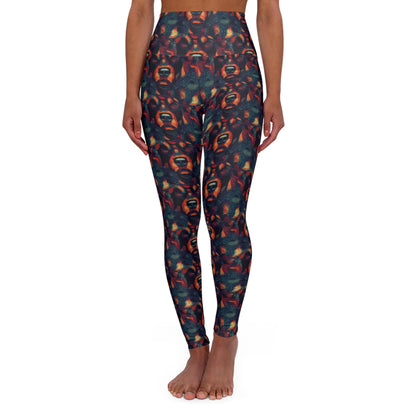 Rustic Rottie Charm High Waisted Yoga Leggings