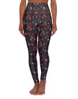 Rustic Rottie Charm High Waisted Yoga Leggings