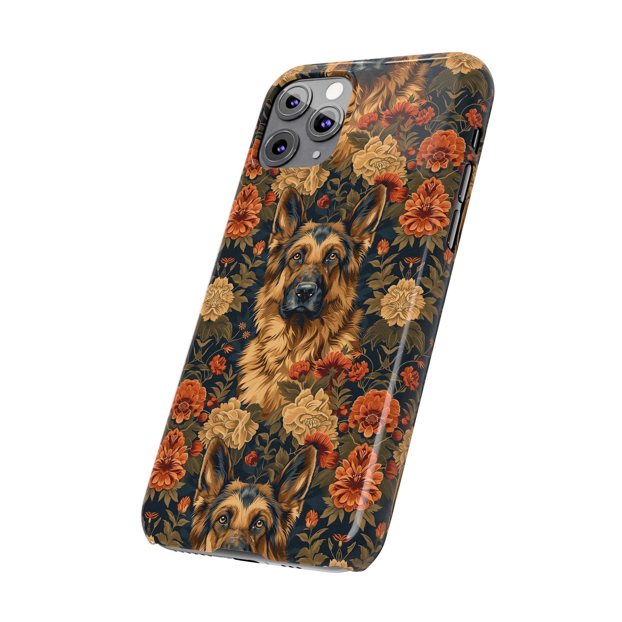 WhimsiWooly Shepherd Spritz Slim Phone Cases