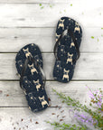 Frenchie Celestial Soar Flip Flops