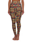 Yorkie Charm Twins High Waisted Yoga Leggings