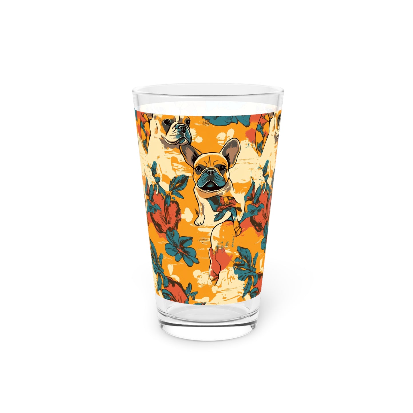 Frenchie Glow-Up Galore Pint Glass