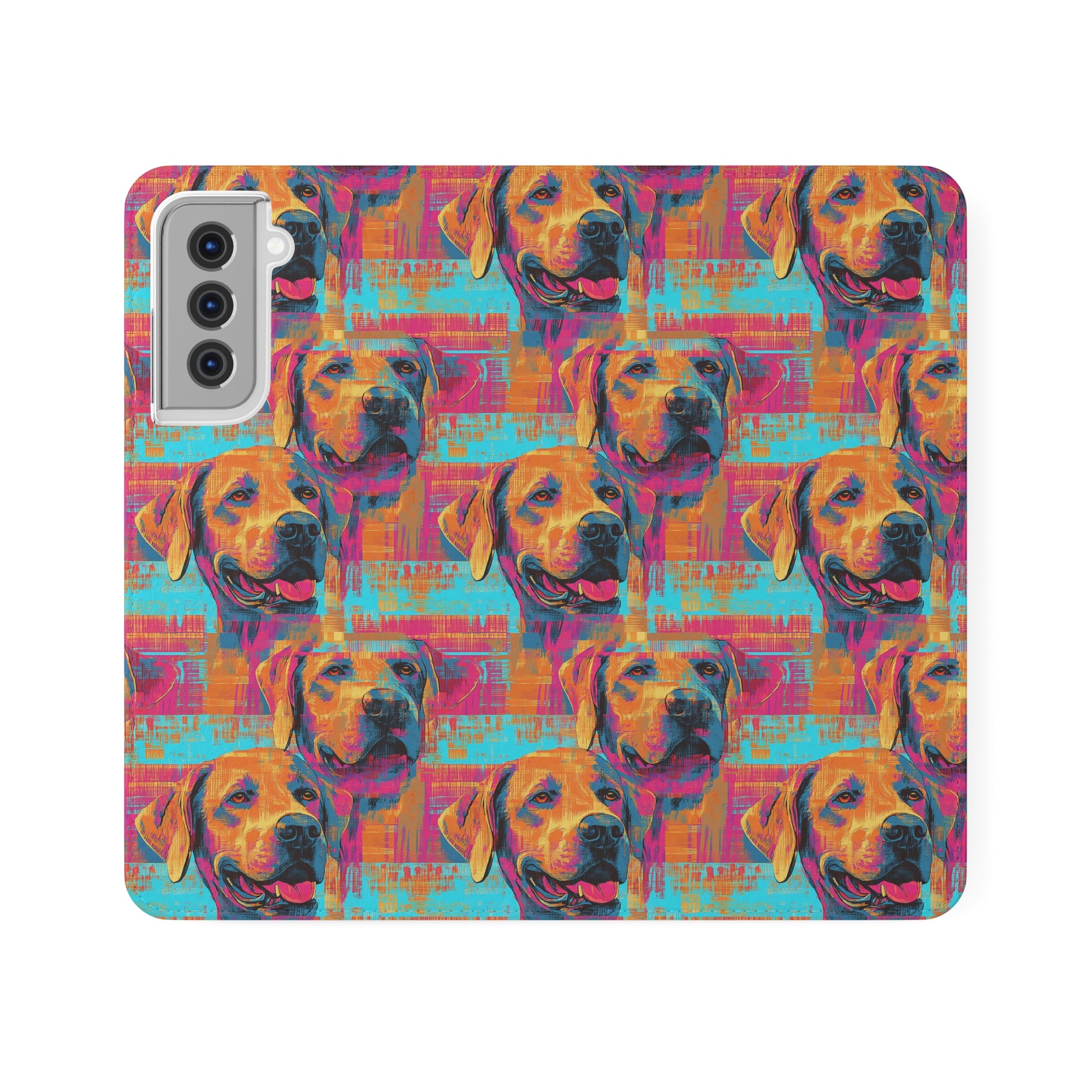 Rustic Charm Labrador Chic Flip Cases