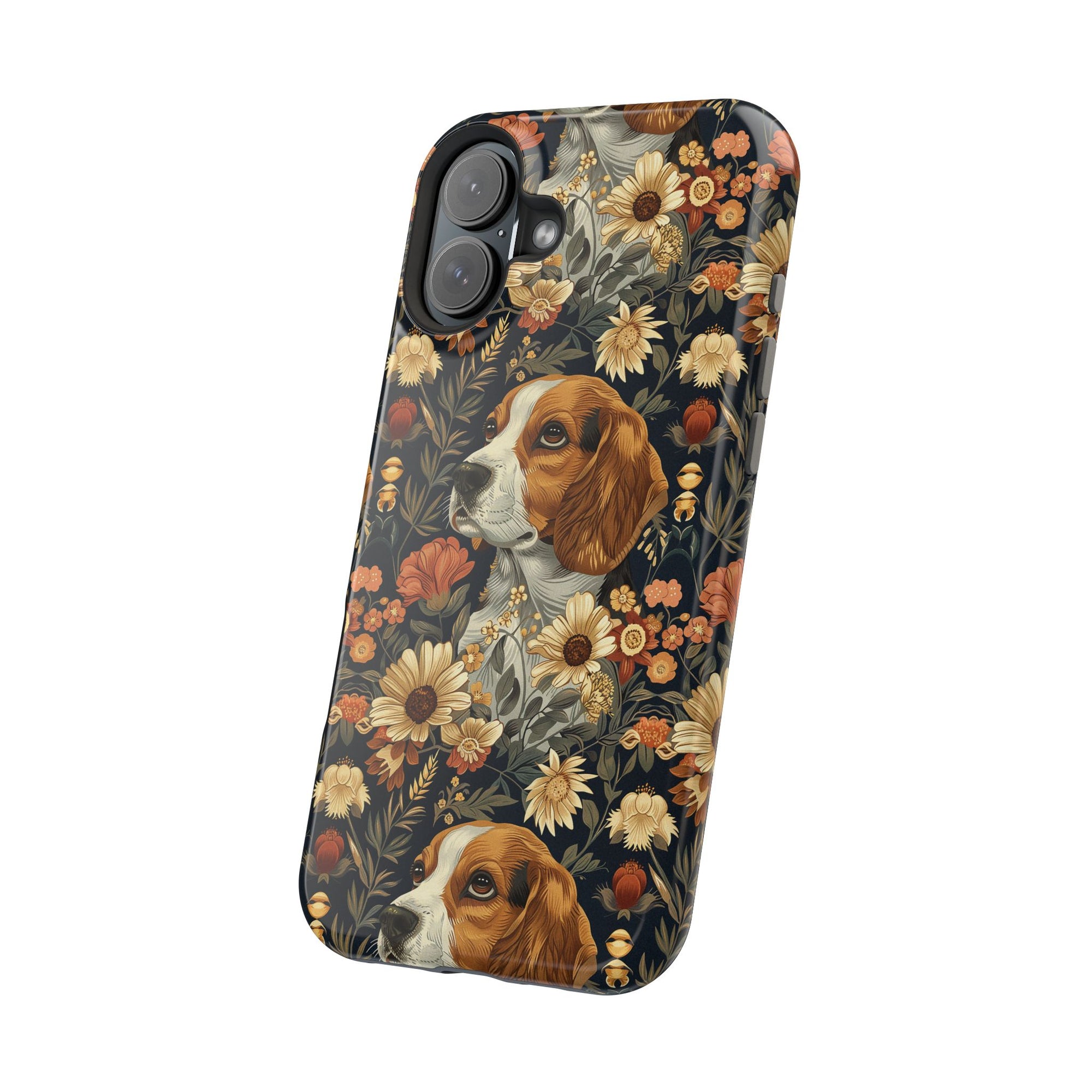 Beagle Blossoms Magnetic Tough Cases