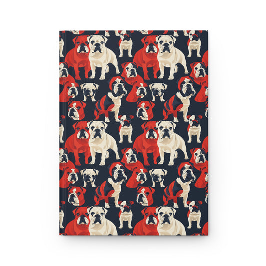 Bulldoggy Bliss Chomper Hardcover Journal Matte