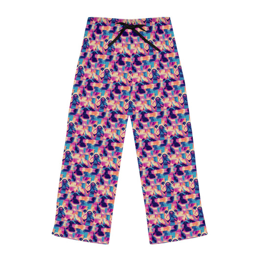 Dazzling Bulldog Chic Women's Pajama Pants