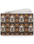 Bloomingly Bulldogistic Bouquet Clutch Bag