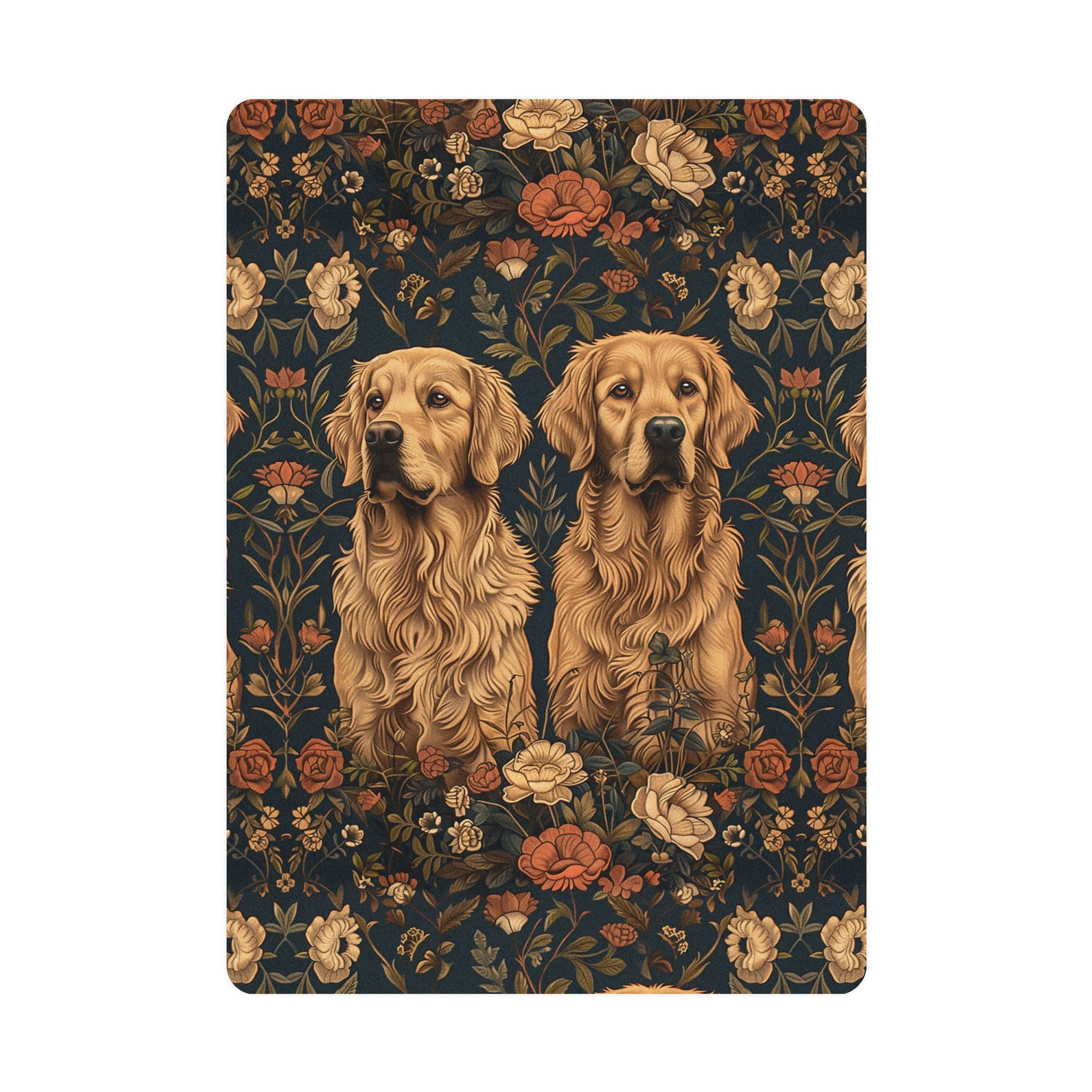 Fanciful Golden Paradise Blossom Postcards