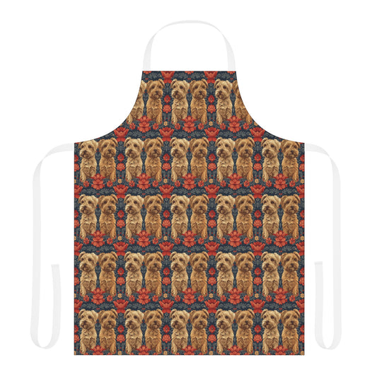 Yorkie Charm Twins Apron