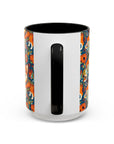 Corgi Carnival Couture Accent Coffee Mug