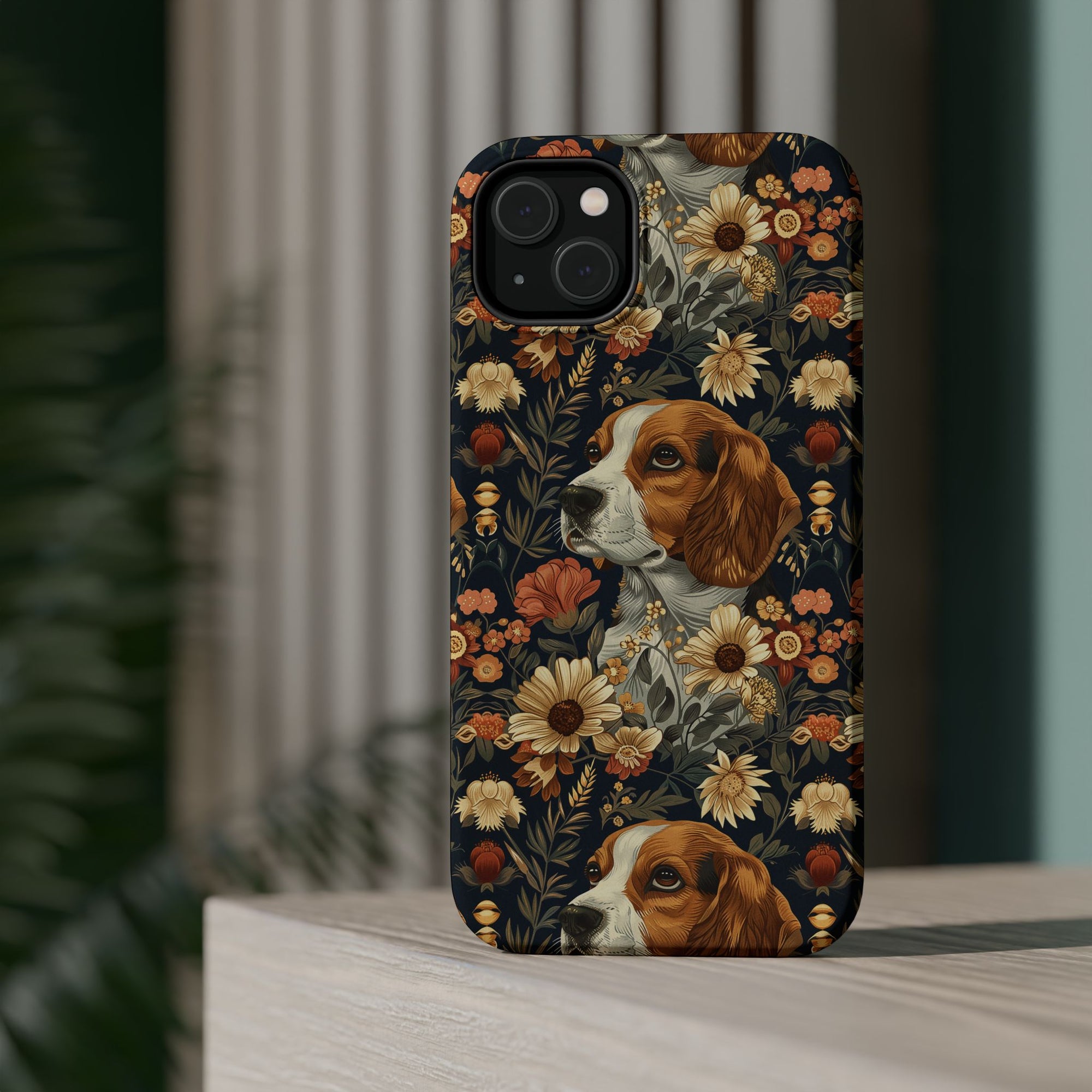 Beagle Blossoms Magnetic Tough Cases