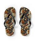 Beagle Blossoms Flip Flops