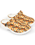 Golden Woof Abstract Glamour Kid's Foam Clogs