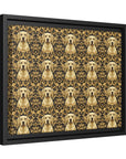 Royal Pawsitivity Labs Matte Canvas, Framed