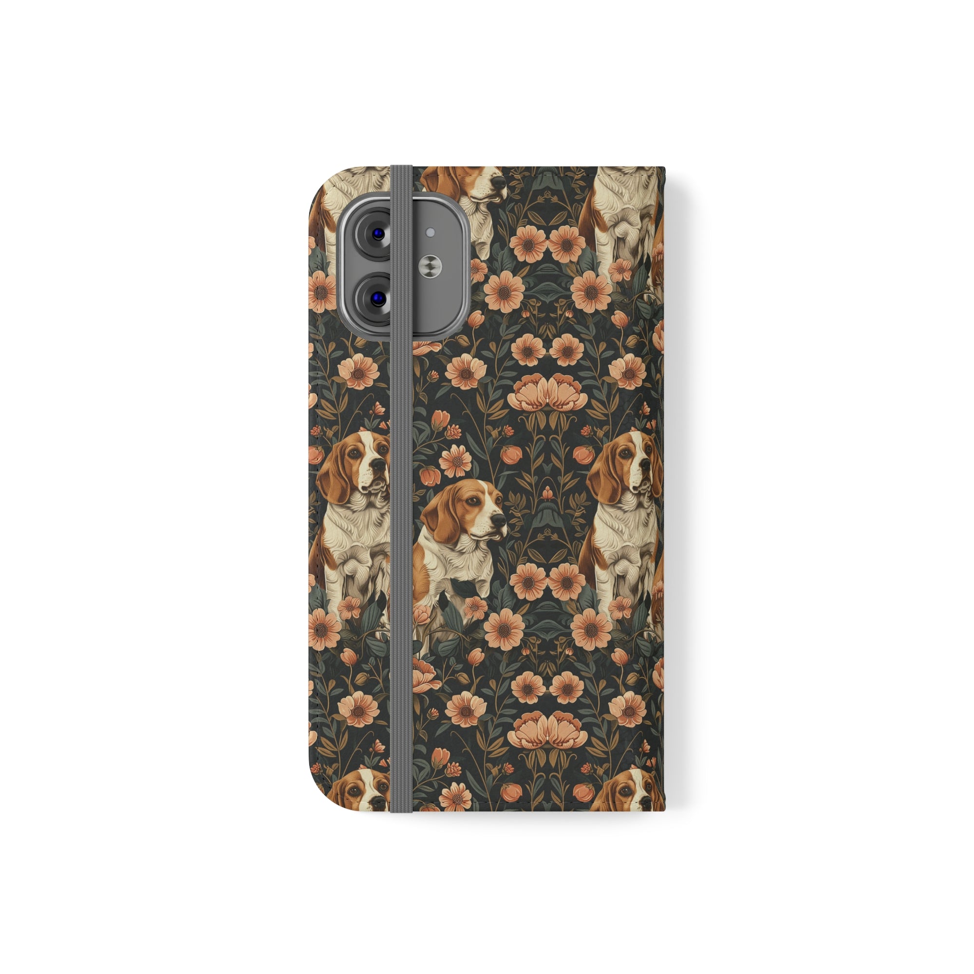 Beagle Blossom Bonanza Flip Cases