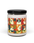 Corgi Chic Popart Pup Scented Soy Candle