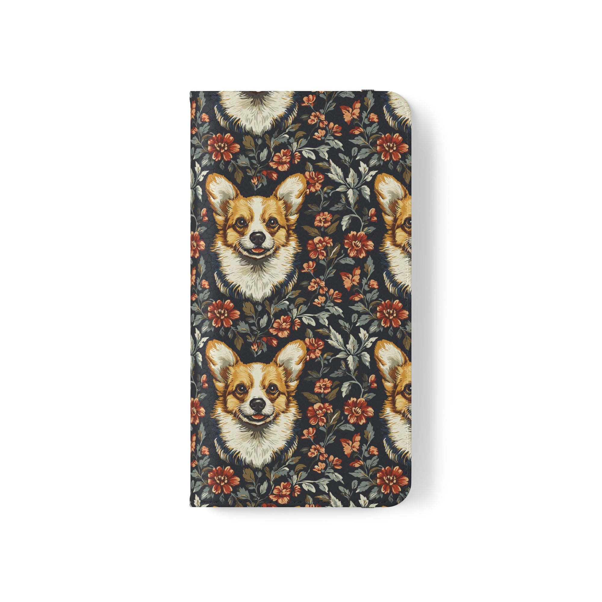 Floofy Corgi Blossom Blast Flip Cases