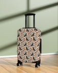 Blossoming Dachshunds Delight Luggage Cover