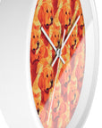 Golden Glamour Paws Wall Clock