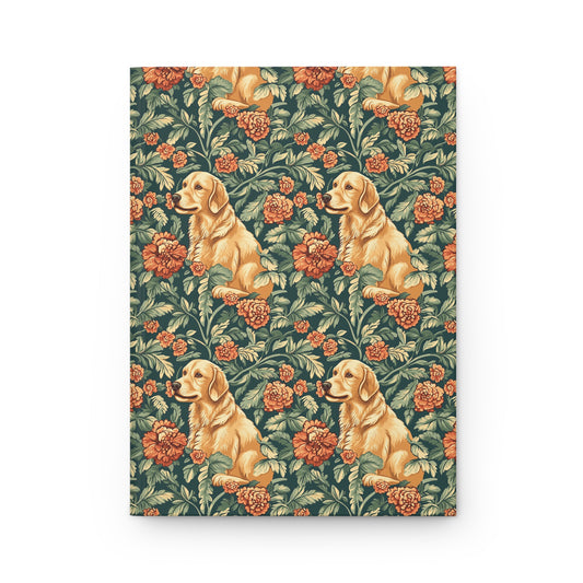 Blooming Goldie Glam Hardcover Journal Matte