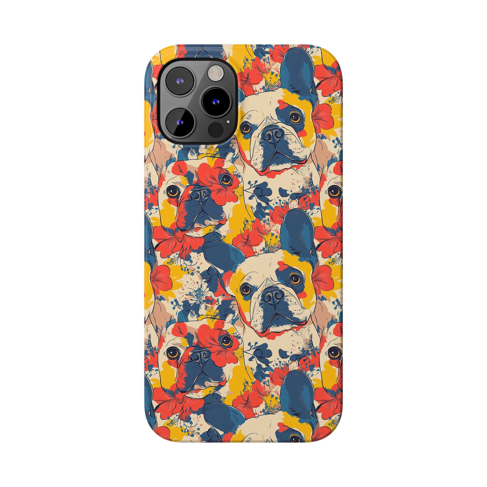 Bloom Pup Frenchietastic Splatter Slim Phone Cases