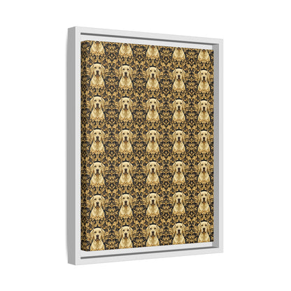 Royal Pawsitivity Labs Matte Canvas, Framed