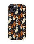 Beagle Glimmer Gaze Glamour Slim Phone Cases