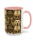 Royal Pawsitivity Labs Accent Coffee Mug