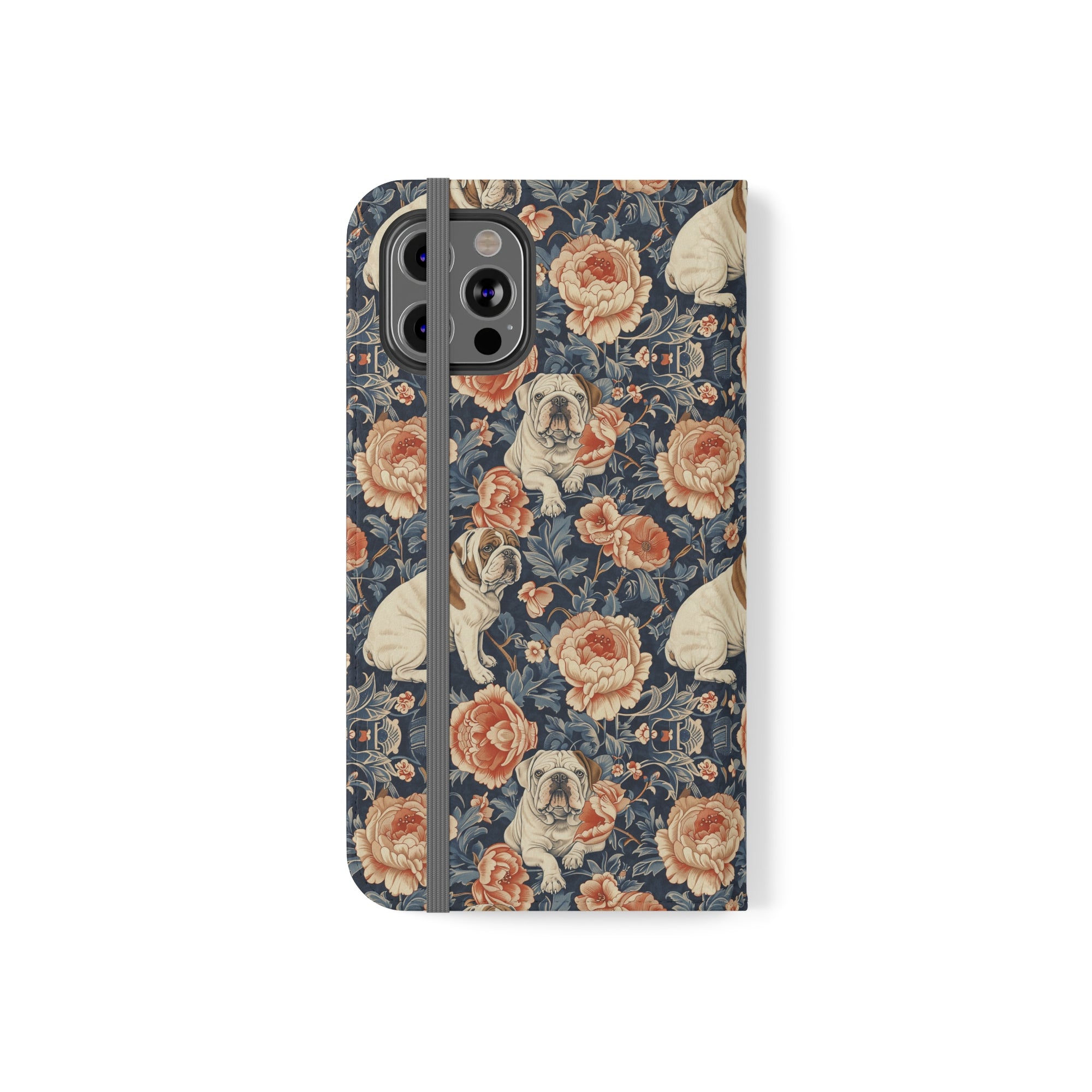 Blooming Bulldog Beauty Flip Cases