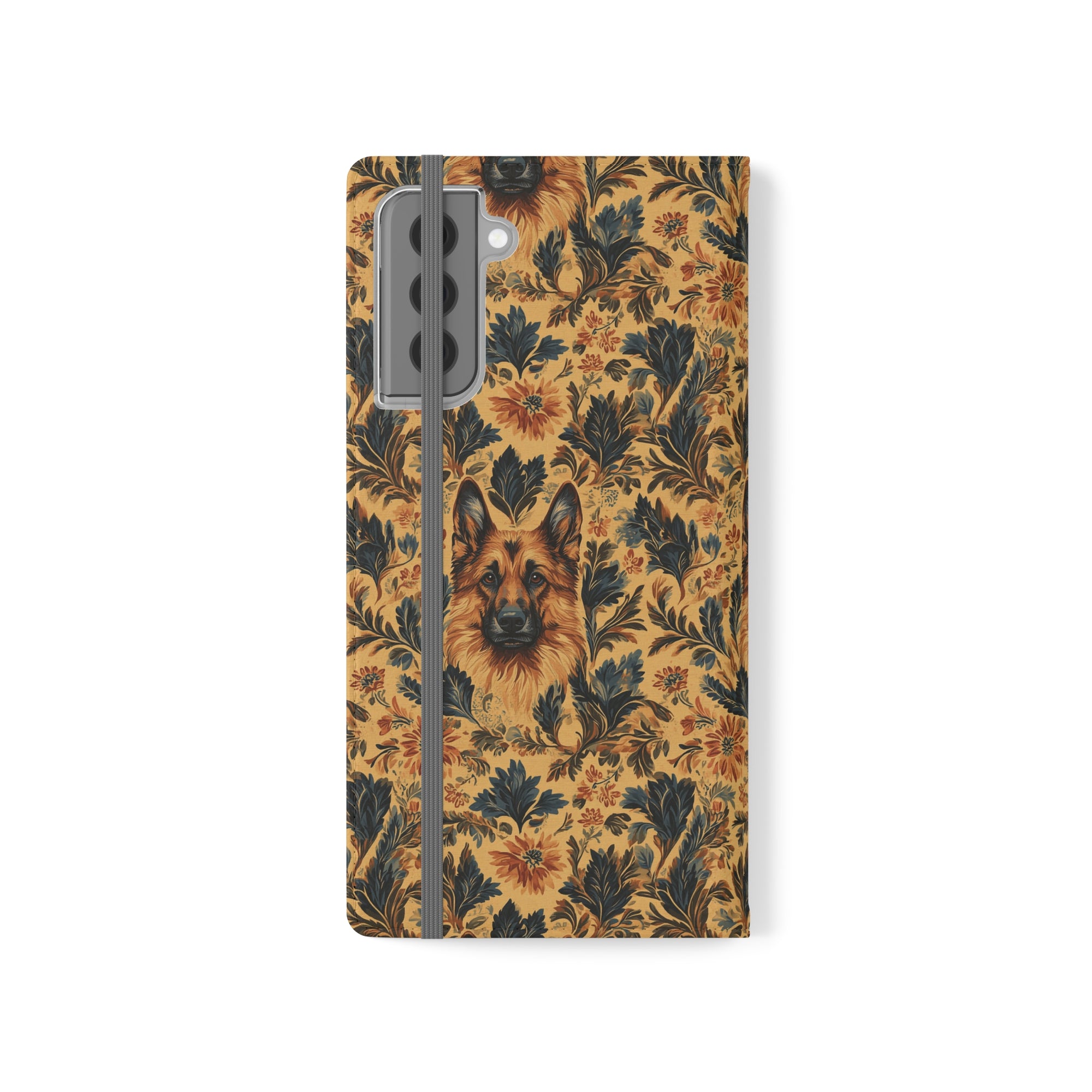 Autumnal German Shepherd Glamour Flip Cases