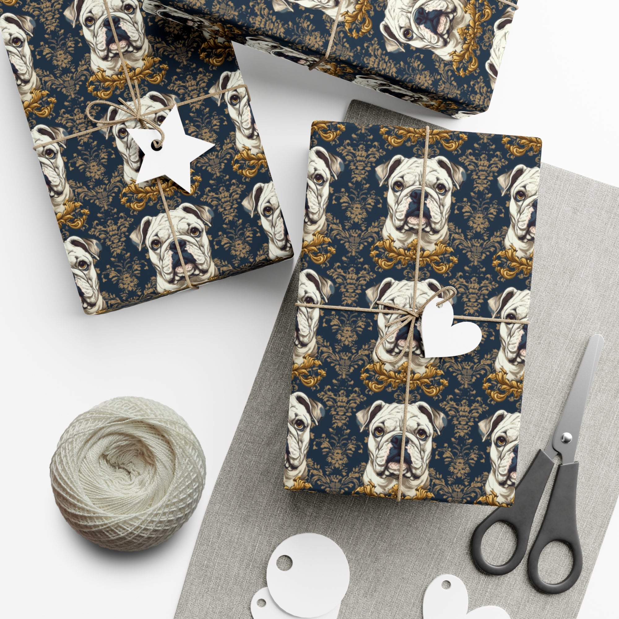 Wildwood Wanderlust Bulldog Gift Wrap Papers