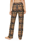 Fanciful Golden Paradise Blossom Kids Pajama Pants