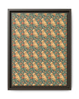 Blooming Goldie Glam Matte Canvas, Framed