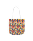 Bloom Pup Frenchietastic Splatter Canvas Tote Bag