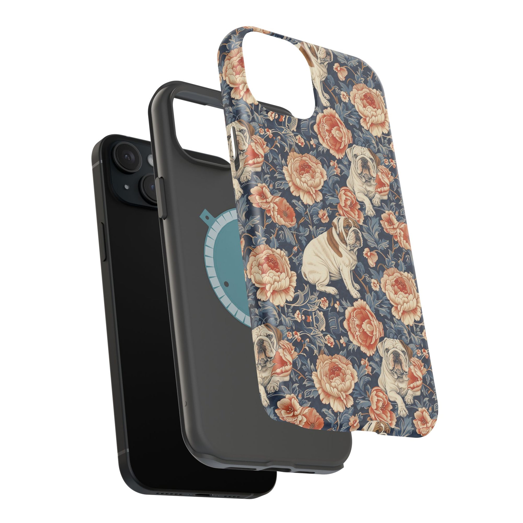 Blooming Bulldog Beauty Magnetic Tough Cases