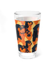 Rottweiler Chic Pawsitivity Mixing Glass, 16oz